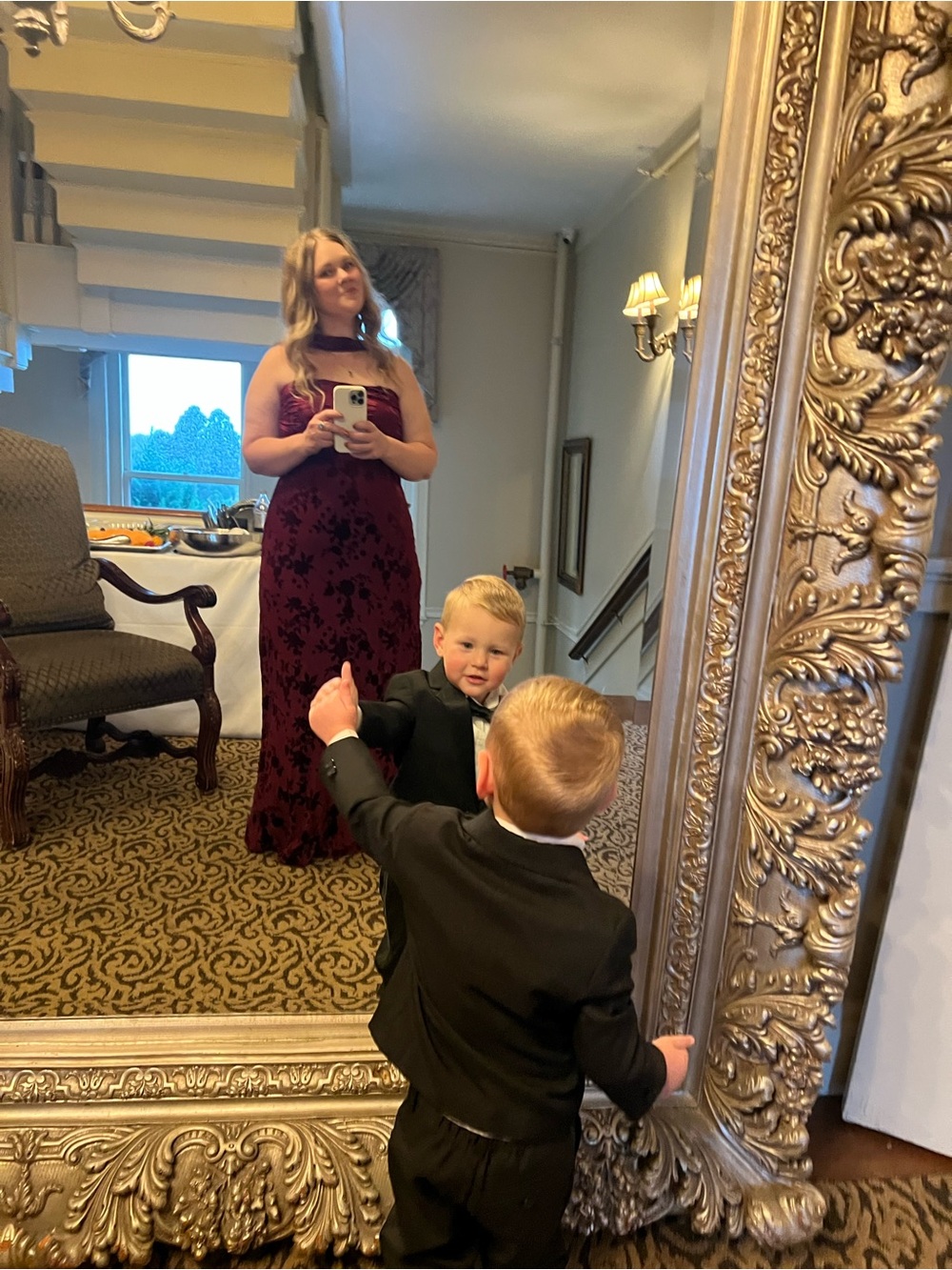 Burgundy Formal Dress!